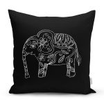 - Rh-K5421-Retro-Mandala-Fil-Desenli-Ozel-Tasarim-Kirlent-Kilifi - Realhomes Retro Mandala Fil Desenli Özel Tasarım Kırlent Kılıfı Realhomes