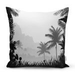 - Rh-K5503-Doga-Temali-Palmiye-Agac-Desenli-Kirlent-Kilifi - Realhomes Doğa Temalı Palmiye Ağaç Desenli Kırlent Kılıfı Realhomes