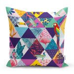 - Rh-K5514-Geometrik-Ucgen-Icerisinde-Kus-Baskili-Kirlent-Kilifi - Realhomes Geometrik Üçgen İçerisinde Kuş Baskılı Kırlent Kılıfı Realhomes