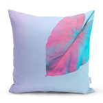 - Rh-K5518sol-Toz-Mavisi-Zeminli-Tropik-Yaprakli-Ozel-Tasarim-Moderen-Kirlent-Kilifi - Realhomes Toz Mavisi Zeminli Tropik Yapraklı Özel Tasarım Moderen Kırlent Kılıfı Realhomes