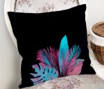 - Rh-K5519-Siyah-Zeminli-Tropik-Yaprakli-Ozel-Tasarim-Moderen-Kirlent-Kilifi-1 - Realhomes Siyah Zeminli Tropik Yapraklı Özel Tasarım Moderen Kırlent Kılıfı Realhomes