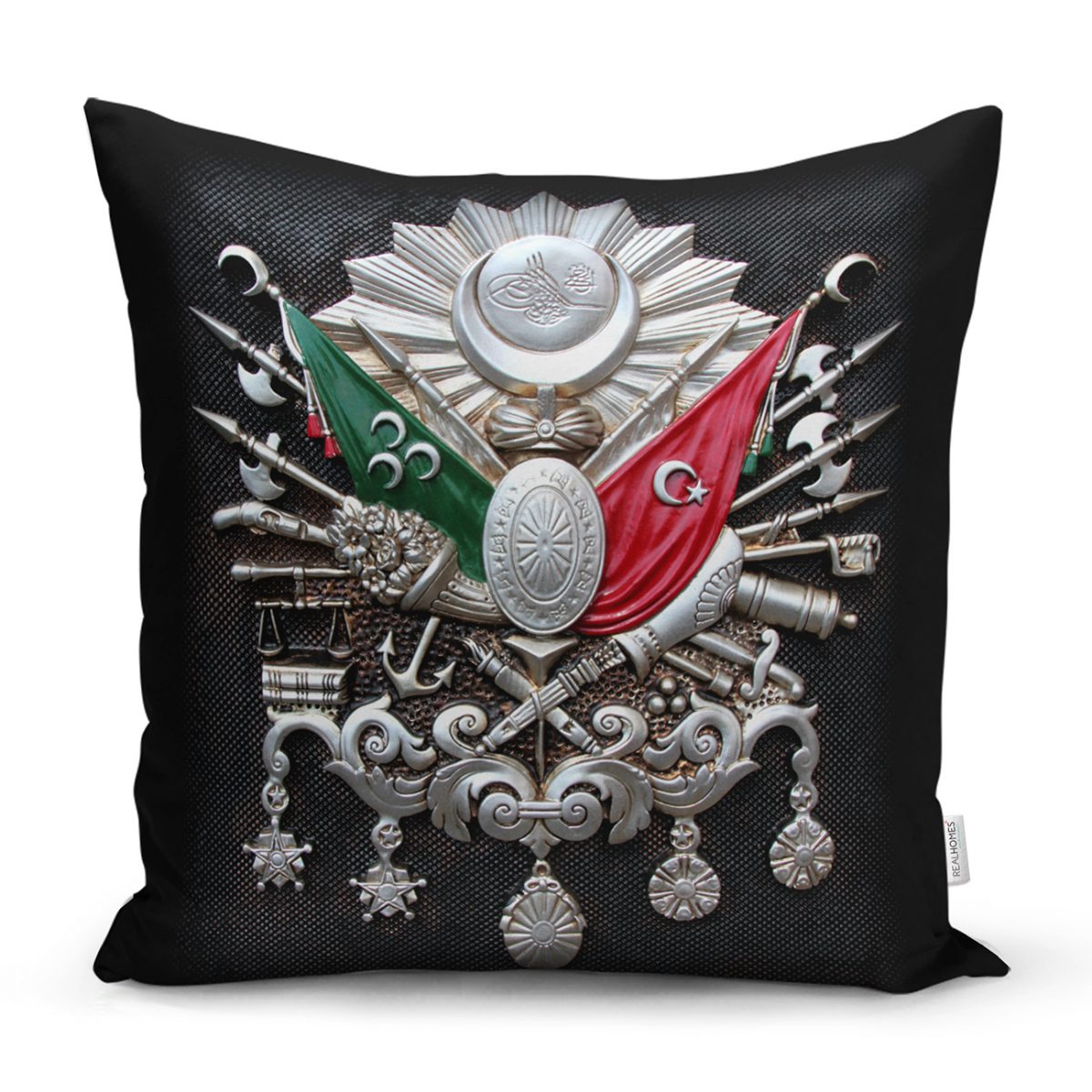 Osmanlı Devlet Arması Dekoratif Kırlent Kılıfı Realhomes