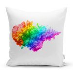 Renli Duman Motifli Modern Yastık Kılıfı Realhomes