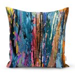 - Rh-K5588-Mavi-Agirlikli-Suluboya-Desenli-Modern-Kirlent-Kilifi - Realhomes Mavi Ağırlıklı Suluboya Desenli Modern Kırlent Kılıfı Realhomes