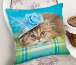 - Rh-K5612-Mavi-Sapkali-Kedi-Desenli-Modern-Kirlent-Kilifi-1 - Realhomes Mavi Şapkalı Kedi Desenli Modern Kırlent Kılıfı Realhomes