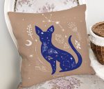 - Rh-K5748-Haki-Zeminli-Mavi-Kedi-Desenli-Ozel-Tasarim-Yastik-Kilifi-1 - Realhomes  Haki Zeminli Mavi Kedi Desenli Özel Tasarım Yastık Kılıfı Realhomes