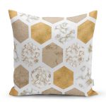 - Rh-K5771-Geometrik-Mermer-Motifli-Dekoratif-Kirlent-Kilifi - Realhomes Geometrik Mermer Motifli Dekoratif Kırlent Kılıfı Realhomes