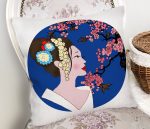 - Rh-K5794-Cicek-Motifli-Japon-Kiz-Desenli-Dekoratif-Yastik-Kilifi-1 - Realhomes  Çiçek Motifli Japon Kız Desenli Dekoratif Yastık Kılıfı Realhomes