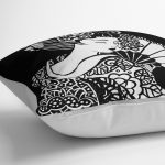 - Rh-K5805-Siyah-Zeminde-Gri-Japon-Kiz-Motifli-Dekoratif-Kirlent-Kilifi-2 - Realhomes Siyah Zeminde Gri Japon Kız Motifli Dekoratif Kırlent Kılıfı Realhomes