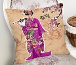 - Rh-K5811-Cizgi-Desen-Zeminli-Cicekli-Japon-Kadin-Motifli-Modern-Yastik-Kilifi-1 - Realhomes Çizgi Desen Zeminli Çiçekli Japon Kadın Motifli Modern Yastık Kılıfı Realhomes