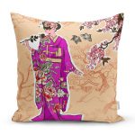 - Rh-K5811-Cizgi-Desen-Zeminli-Cicekli-Japon-Kadin-Motifli-Modern-Yastik-Kilifi - Realhomes Çizgi Desen Zeminli Çiçekli Japon Kadın Motifli Modern Yastık Kılıfı Realhomes