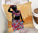 - Rh-K5815-Etnik-Desen-Zeminli-Siyahi-Kadin-Motifli-Dekoratif-Kirlent-Kilifi-1 - Realhomes Etnik Desen Zeminli Siyahi Kadın Motifli Dekoratif Kırlent Kılıfı Realhomes