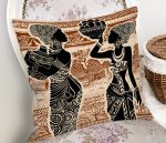 - Rh-K5818-Etnik-Desen-Zeminli-Afrika-Kadin-Motifli-Dekoratif-Yastik-Kilifi-1 - Realhomes Etnik Desen Zeminli Afrika Kadın Motifli Dekoratif Yastık Kılıfı Realhomes