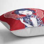 - Rh-K5819-Kirmizi-Zeminli-Kopek-Tutan-Hanim-Desenli-Modern-Kirlent-Kilifi-2 - Realhomes Kırmızı Zeminli Köpek Tutan Hanım Desenli Modern Kırlent Kılıfı Realhomes