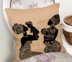 - Rh-K5820-Etnik-Desen-Zeminli-Bebekli-Afrika-Kadin-Motifli-Modern-Kirlent-Kilifi-1 - Realhomes Etnik Desen Zeminli Bebekli Afrika Kadın Motifli Modern Kırlent Kılıfı Realhomes