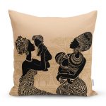 - Rh-K5820-Etnik-Desen-Zeminli-Bebekli-Afrika-Kadin-Motifli-Modern-Kirlent-Kilifi - Realhomes Etnik Desen Zeminli Bebekli Afrika Kadın Motifli Modern Kırlent Kılıfı Realhomes