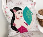 - Rh-K5821-Mavi-Yelpazeli-Cizgi-Motifli-Kadin-Motifli-Dekoratif-Yastik-Kilifi-1 - Realhomes Mavi Yelpazeli Çizgi Motifli Kadın Motifli Dekoratif Yastık Kılıfı Realhomes