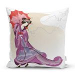 - Rh-K5823-Mor-Elbiseli-Kirmizi-Semsiyeli-Japon-Kadin-Desenli-Modern-Kirlent-Kilifi - Realhomes Mor Elbiseli Kırmızı Şemsiyeli Japon Kadın Desenli Modern Kırlent Kılıfı Realhomes