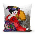 - Rh-K5826-Etnik-Desen-Zeminli-Sari-Yelpazeli-Japon-Kadin-Motifli-Kirlent-Kilifi - Realhomes Etnik Desen Zeminli Sarı Yelpazeli Japon Kadın Motifli Kırlent Kılıfı Realhomes