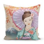 - Rh-K5833-Semsiyeli-Japon-Kiz-Motifli-Dekoratif-Kirlent-Kilifi - Realhomes Şemsiyeli Japon Kız Motifli Dekoratif Kırlent Kılıfı Realhomes