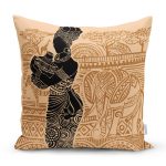 - Rh-K5839-Etnik-Desen-Zeminli-Afrika-Kadin-Motifli-Dekoratif-Yastik-Kilifi - Realhomes Etnik Desen Zeminli Afrika Kadın Motifli Dekoratif Yastık Kılıfı Realhomes