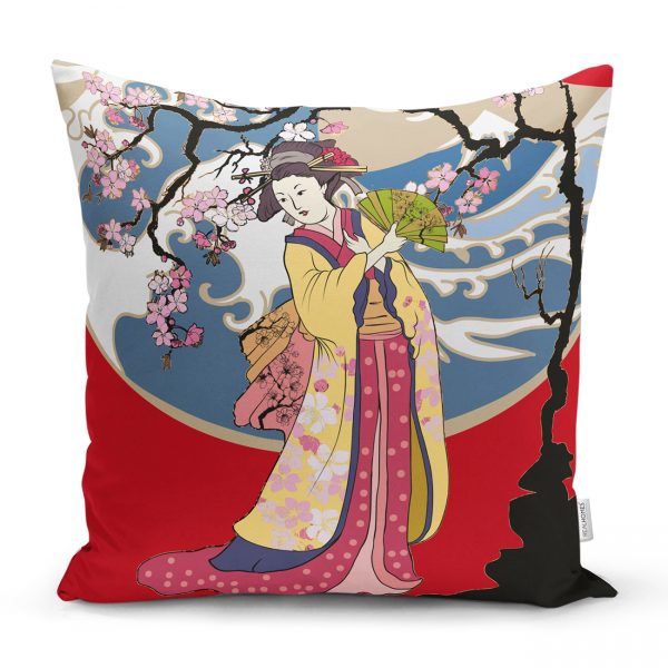 - Rh-K5840-Yelpazeli-Japon-Kadin-Motifli-Dekoratif-Yastik-Kilifi - Realhomes  İnci Kolyeli Japon Kadın Dijital Baskılı Modern Kırlent Kılıfı Realhomes