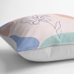 RealHomes Gül Desenli Bohemian Özel Tasarım Dekoratif Yastık Kırlent Kılıfı Realhomes