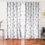 Livense Özel Tasarım Çiçek Desenli Modern Salon Fon Perde Realhomes