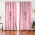 - Rh-Perde-3019-Pembe-Zeminli-Altin-Gul-3D-Baskili-Salon-Fon-Perde - Realhomes  Pembe Zeminli Altın Gül 3D Baskılı Salon Fon Perde Realhomes