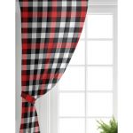 - Rh-Perde-3080-Siyah-Kirmizi-Beyaz-Ekose-Desenli-Salon-Fon-Perde-1 - Realhomes Siyah Kırmızı Beyaz Ekose Desenli Salon Fon Perde Realhomes