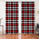 - Rh-Perde-3080-Siyah-Kirmizi-Beyaz-Ekose-Desenli-Salon-Fon-Perde - Realhomes Siyah Kırmızı Beyaz Ekose Desenli Salon Fon Perde Realhomes
