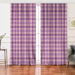 - Rh-Perde-3086-Lila-Ekose-Desenli-Salon-Fon-Perde - Realhomes  Lila Ekose Desenli Salon Fon Perde Realhomes