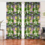 Egzotik Zebra Desenli Modern Salon Fon Perde Realhomes