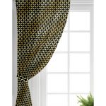 - Rh-Perde-3256-Siyah-Zeminde-Gold-Geometrik-Desenli-Salon-Fon-Perde-1 - Realhomes Siyah Zeminde Gold Geometrik Desenli Salon Fon Perde Realhomes