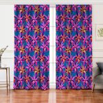 - Rh-Perde-3262-Mavi-Zeminli-Yapraklar-Ozel-Tasarimli-Salon-Fon-Perde - Realhomes  Mavi Zeminli Yapraklar Özel Tasarımlı Salon Fon Perde Realhomes