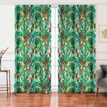 - Rh-Perde-3265-Tropikal-Orman-Tasarimli-Dijital-Baskili-Salon-Fon-Perde - Realhomes Tropikal Orman Tasarımlı Dijital Baskılı Salon Fon Perde Realhomes