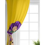 - Rh-Perde-3290-Sari-Puanli-Popart-Desenli-Salon-Fon-Perde-1 - Realhomes Sarı Puanlı Popart Desenli Salon Fon Perde Realhomes