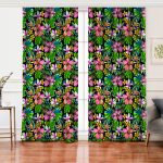 - Rh-Perde-3313-Lacivert-Zeminli-Tropikal-Desenli-Dijital-Baskili-Salon-Fon-Perde - Realhomes Lacivert Zeminli Tropikal Desenli Dijital Baskılı Salon Fon Perde Realhomes