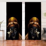 - Rh-Perde-3349-Gold-Siyahi-Kadin-Ozel-Tasarimli-Salon-Fon-Perde - Realhomes  Gold Siyahı Kadın Özel Tasarımlı Salon Fon Perde Realhomes