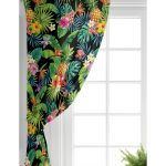 - Rh-Perde-3362-Siyah-Zeminli-Geometrik-Yapraklar-Desenli-Salon-Fon-Perde-1 - Realhomes Siyah Zeminli Geometrik Yapraklar Desenli Salon Fon Perde Realhomes