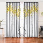 RealHomes Dijital Baskılı Salon Fon Perde Realhomes