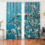 RealHomes Dijital Baskılı Salon Fon Perde Realhomes