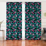 - Rh-Perde-912-Cicek-Desenli-Dijital-Baskili-Salon-Fon-Perde - Realhomes Çiçek Desenli Dijital Baskılı Salon Fon Perde Realhomes