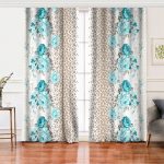 RealHomes Dijital Baskılı Salon Fon Perde Realhomes