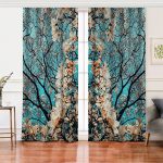 RealHomes Dijital Baskılı Salon Fon Perde Realhomes