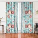 RealHomes Dijital Baskılı Salon Fon Perde Realhomes