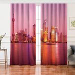 RealHomes Dijital Baskılı Salon Fon Perde Realhomes