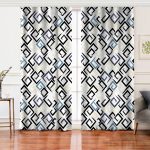 RealHomes Dijital Baskılı Salon Fon Perde Realhomes