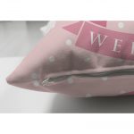 - Suet-K-114-2 - Realhomes  Çift Taraflı Sevimli Baykuş Dijital Baskılı Dekoratif Süet Yastık Kırlent Kılıfı Realhomes