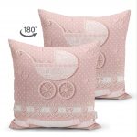 - Suet-K-135-1 - Realhomes  Çift Taraflı Bebek Arabası Dijital Baskılı Dekoratif Süet Yastık Kırlent Kılıfı Realhomes